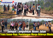 Sempat Lumpuhkan Akses Jalan Trans Assue-Kepi, Pemalangan Warga Akhirnya Dibuka