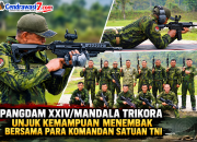 Pangdam XXIV/Mandala Trikora Unjuk Kemampuan Menembak Bersama Para Komandan Satuan TNI