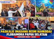 Paskalis Imadawa Resmi Nahkodai Flobamora Papua Selatan Periode 2025–2030