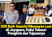 200 Butir Amunisi Dibuang ke Laut di Jayapura, Polisi Telusuri Pengirim dan Tujuannya