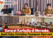 Darurat Karhutla di Merauke, Bupati Gebze Perintahkan Penanganan Dipercepat