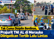 Tak Cuma Disiplin Berdinas, Prajurit TNI AL di Merauke Diingatkan Tertib Lalu Lintas