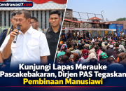 Kunjungi Lapas Merauke Pascakebakaran, Dirjen PAS Tegaskan Pembinaan Manusiawi