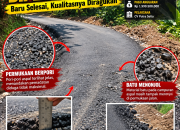 Ketahanan Diragukan, Aspal Hotmix Jalan Aek Natas – Dolok Godang