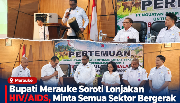 Bupati Merauke Soroti Lonjakan HIV/AIDS, Minta Semua Sektor Bergerak