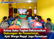 Ketua Suku Yaghai Deklarasikan Dukungan ke Pemerintah, Ajak Warga Mappi Jaga Persatuan