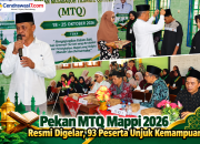 Pekan MTQ Mappi 2026 Resmi Digelar, 93 Peserta Unjuk Kemampuan